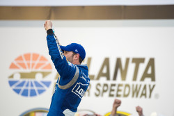 Race winner Jimmie Johnson, Hendrick Motorsports Chevrolet celebrates