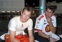 Sébastien Bourdais and Craig Hampson
