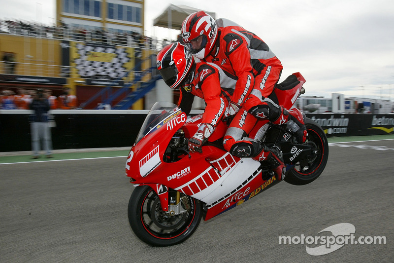 Randy Mamola dan Gerhard Berger, Ducati Desmosedici