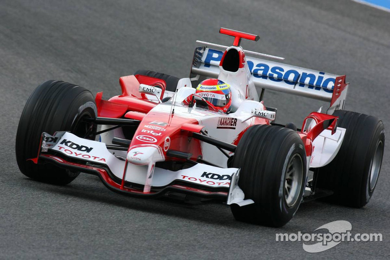 2005: Ricardo Zonta, piloto reserva e de testes do Toyota TF105