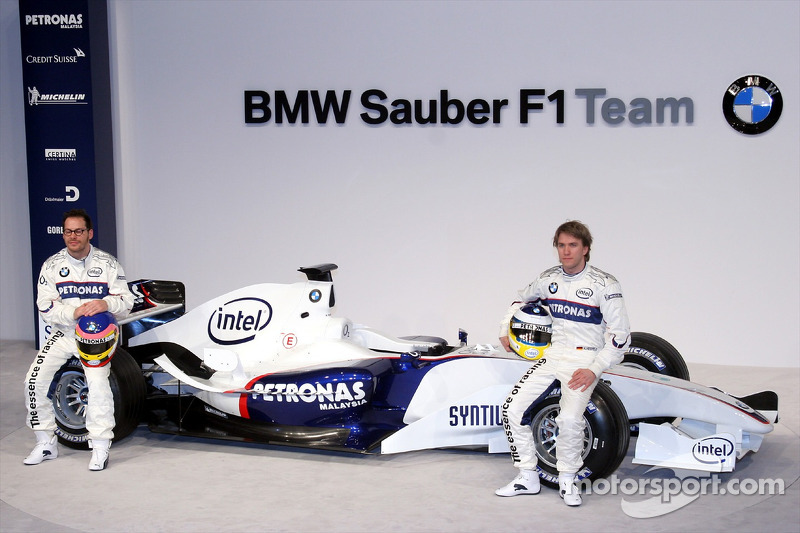 Jacques Villeneuve ve Nick Heidfeld ve BMW Sauber F3.06