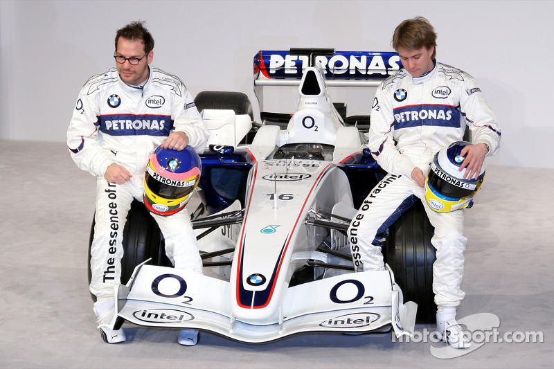 Jacques Villeneuve ve Nick Heidfeld ve BMW Sauber F3.06