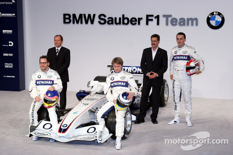 Jacques Villeneuve ve Nick Heidfeld ve BMW Sauber F3.06