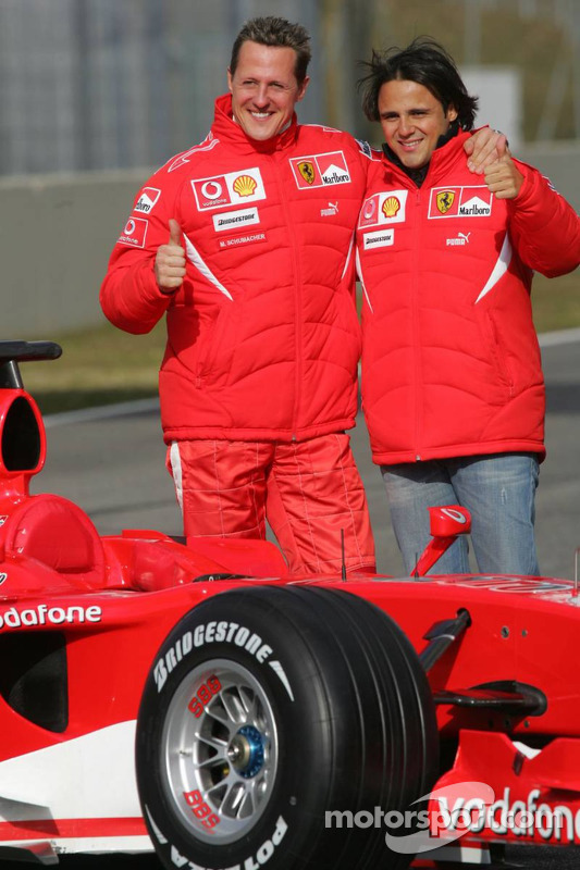 2006 - Felipe Massa 80 X 121 Michael Schumacher