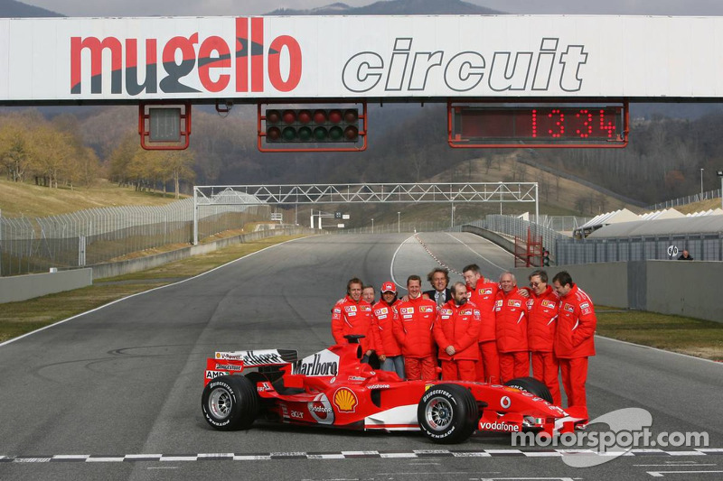Presentación del Ferrari 248F1 de 2006