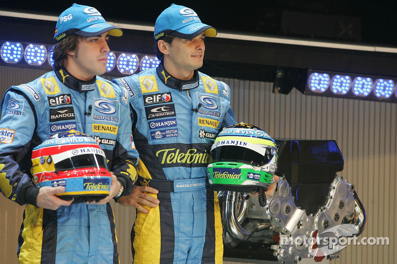 Fernando Alonso ve Giancarlo Fisichella