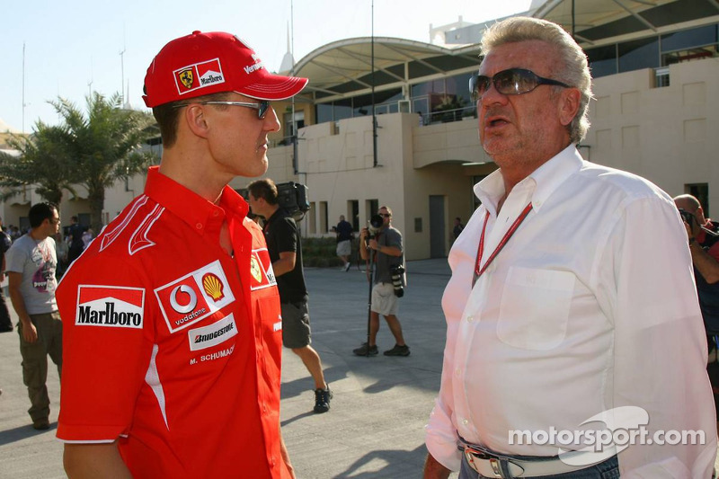 Michael Schumacher ve Willi Weber