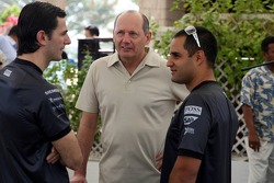Petit déjeuner média de McLaren à l'hôtel Ritz: Pedro de la Rosa, Ron Dennis et Juan Pablo Montoya