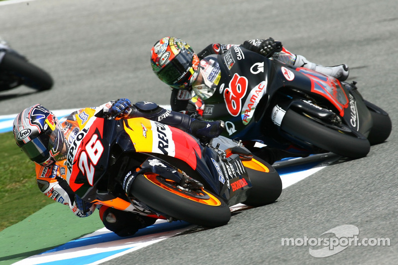 Dani Pedrosa and Alex Hofmann