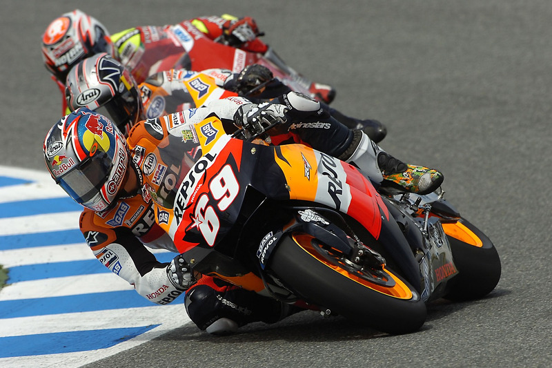 Nicky Hayden y Dani Pedrosa