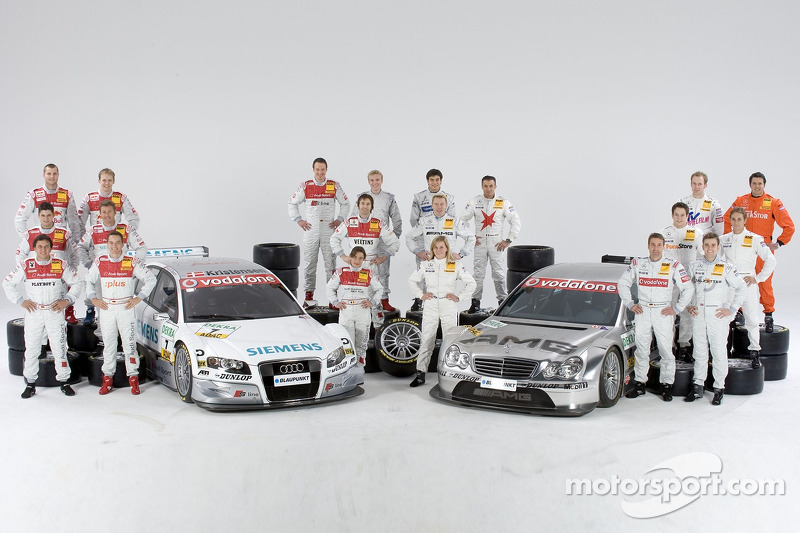 Fotoshooting: Die DTM-Fahrer 2006