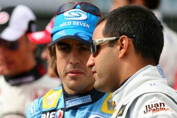Fernando Alonso and Juan Pablo Montoya