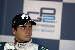 Nelson A. Piquet en conférence de presse
