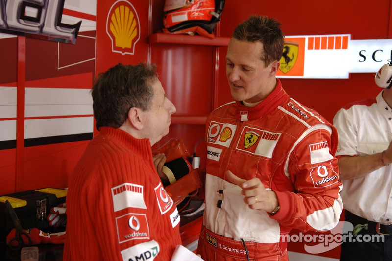 Jean Todt y Michael Schumacher