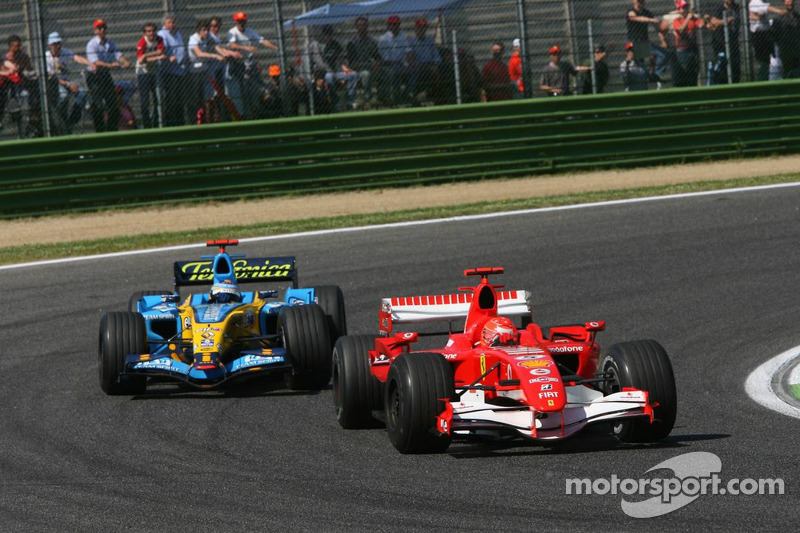 Michael Schumacher y Fernando Alonso