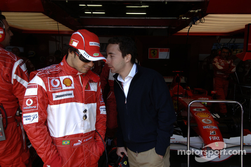 Felipe Massa and Nicolas Todt