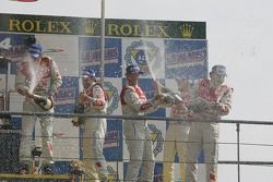 LMP1 podium: champagne