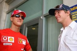 Michael Schumacher et Scott Speed