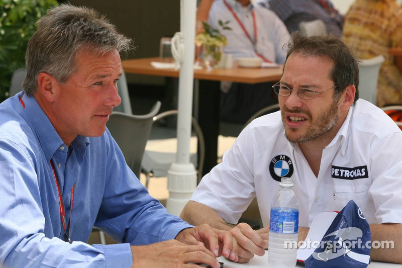 Craig Pollock with Jacques Villeneuve