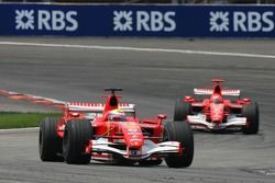 Felipe Massa and Michael Schumacher