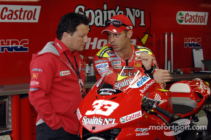 Marco Melandri Y Fausto Gresini