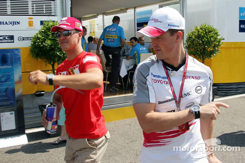 Michael Schumacher y Ralf Schumacher