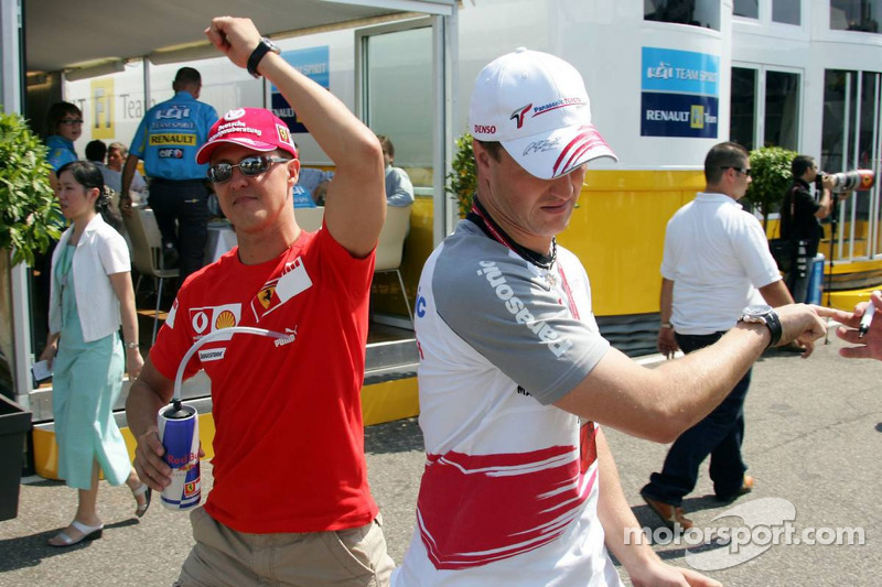 Michael Schumacher y Ralf Schumacher