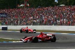 Michael Schumacher y Felipe Massa