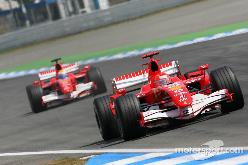 Michael Schumacher et Felipe Massa