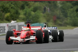 Felipe Massa leads Robert Kubica