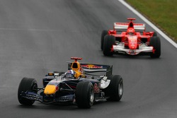 David Coulthard and Michael Schumacher