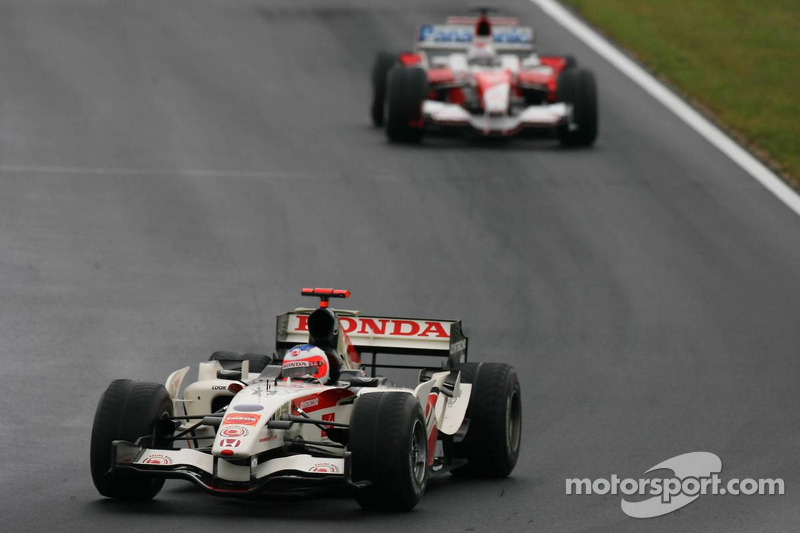 Rubens Barrichello y Jarno Trulli