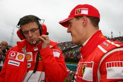 Michael Schumacher and Chris Dyer