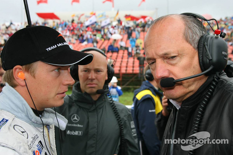 Kimi Raikkonen y Ron Dennis