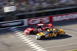 Dale Earnhardt Jr. leads Matt Kenseth