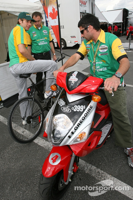 Will Power et Alex Tagliani