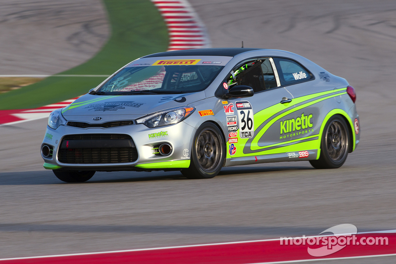 36 Kinetic Motorsports Kia Forte Koup Jason Wolfe At Circuit Of The 36 Kinetic Motorsports Kia Forte Koup Jason Wolfe