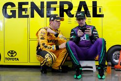 Matt Kenseth, Joe Gibbs Racing Toyota and Denny Hamlin, Joe Gibbs Racing Toyota