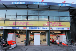 Боксы команды Manor F1