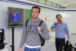 Giedo van der Garde, in the Sauber Motorhome