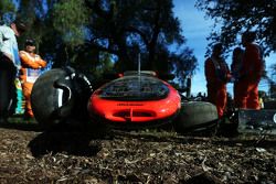 McLaren MP4-30, Кевин Магнуссен, авария