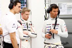 Nico Hulkenberg y Mark Webber, Porsche Team