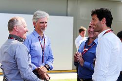 Johnny Herbert, Sky Sports F1 avec Damon Hill, Sky Sports F1 et Mark Webber, Porsche Team