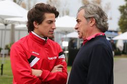 Roberto Merhi, Manor Marussia F1 Team with Carlos Sainz (ESP)