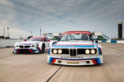 1975 BMW IMSA 3.0 CSL and 2015 Team RLL BMW Z4