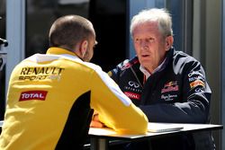 Сирил Абитбуль, Renault Sport, и Хельмут Марко, консультант Red Bull