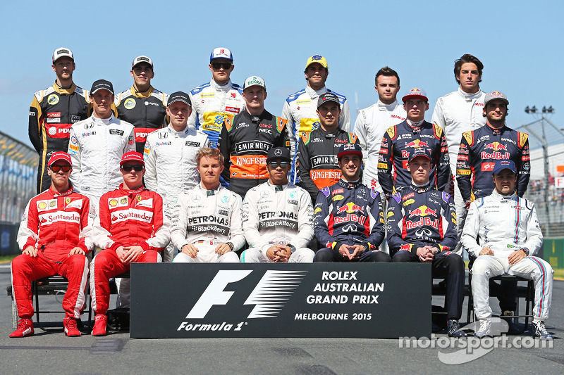 The drivers start of season photograph