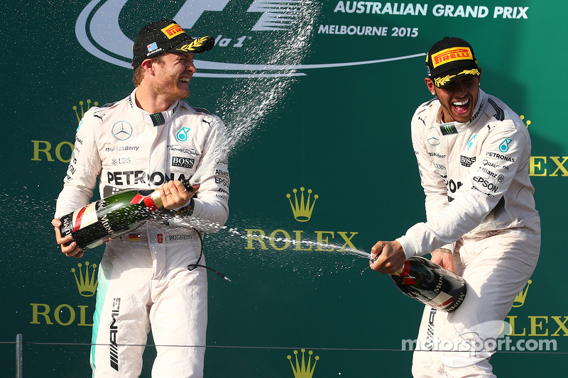Mercedes: 8 victorias seguidas entre 2014 y 2015