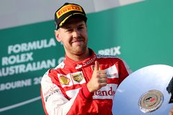 Third place Sebastian Vettel, Scuderia Ferrari