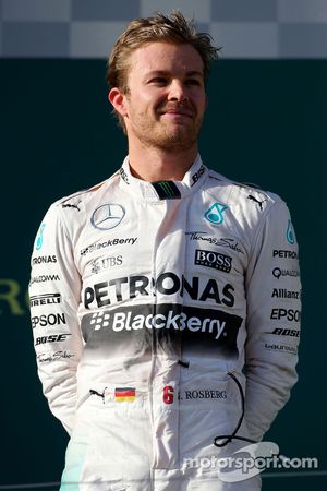 Second place Nico Rosberg, Mercedes AMG F1 Team